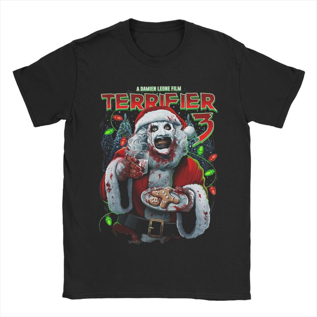 Halloween Horror Terrifier Film Unisex s T Shirts  Fun Tees Short Sleeve Crewneck TShirt Pure Cotton Gift Idea Clothes