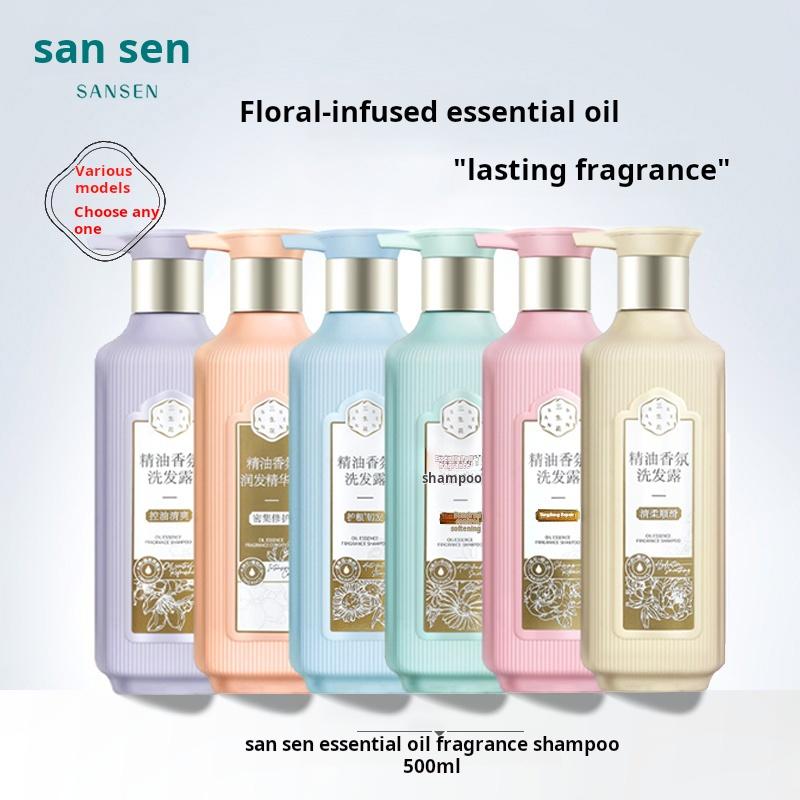 Baique Ling San Sheng Hua Essential Oil Fragrance Shampoo 500ml Oil Control Refreshing 50