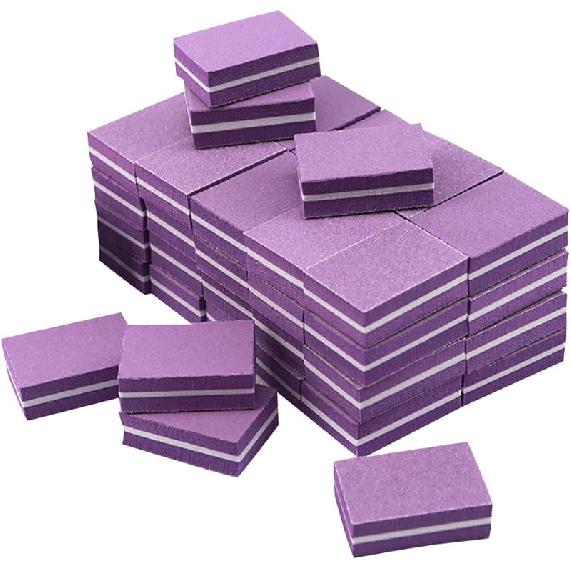 50 Pcs Nail Buffer Blocks Nail Buff Files Nail Buffing Pads Small Fingernail Buffers Finger Nail Smoother Nail Polishing Buffer Professional Nail