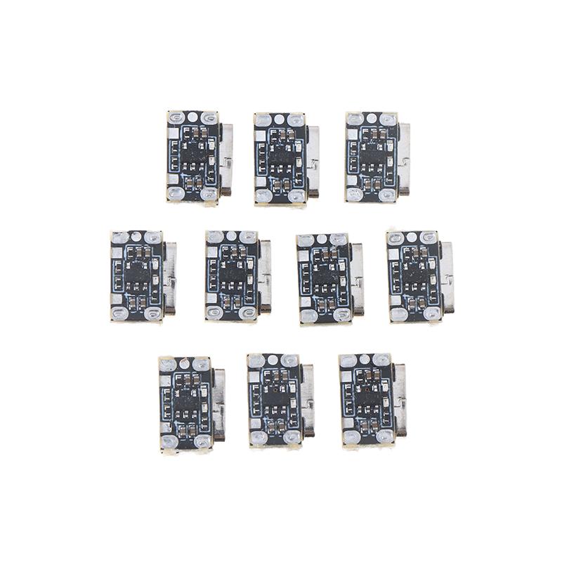 

10PCS Mini Lithium Battery Charging Board Module 3.7V 4.2V 18650 Type-C Interface Charger Protection Board For Lithium Battery