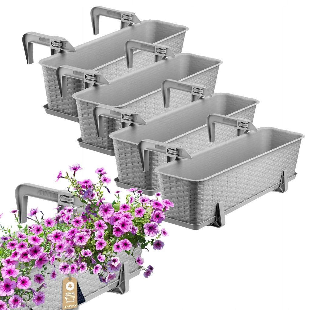 KADAX 4x Balcony Box Handles