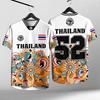 Uomo e Donna Elefante Thailandia Stampa 3D Girocollo Manica Corta Estiva T-shirt Street Uomo Alta Qualità Oversize Traspirante