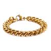 Kalen 11mm Dubai Gold Color Link Bracelet Men 20cm Black Cuban Chain Stainless Steel Jewelry