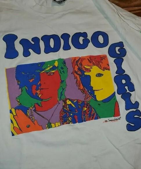 Remake 1989 Indigo Girls Folk Rock Music White 80s Hanes T Shirt Unisex T-Shirt S