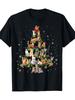 T-Shirt Featuring a Cat-Themed Christmas Tree Ornament Design, Perfect for Cat Parents This Casual C