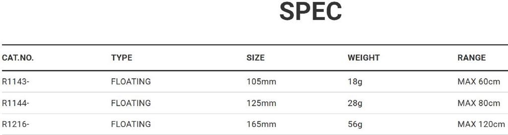 Yo Zuri Mag Darter 105 Floating Lure R1143-HDW (0987)