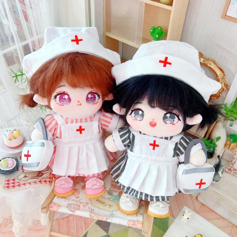 Princess Shoes Stuffed Doll Plush Suit Nurse Dress Set Plush Toys Clothes  Doll Accessories