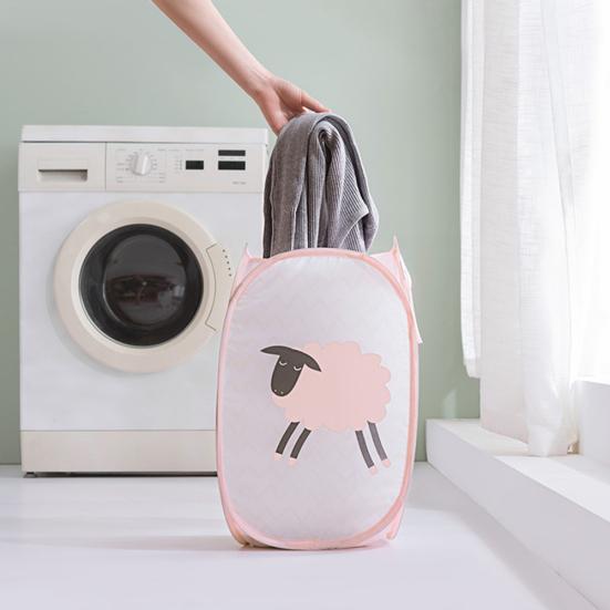 Schaf-Elefant, großer Wäschekorb, schmutzige Kleidung, Spielzeug, zusammenklappbarer Aufbewahrungseimer