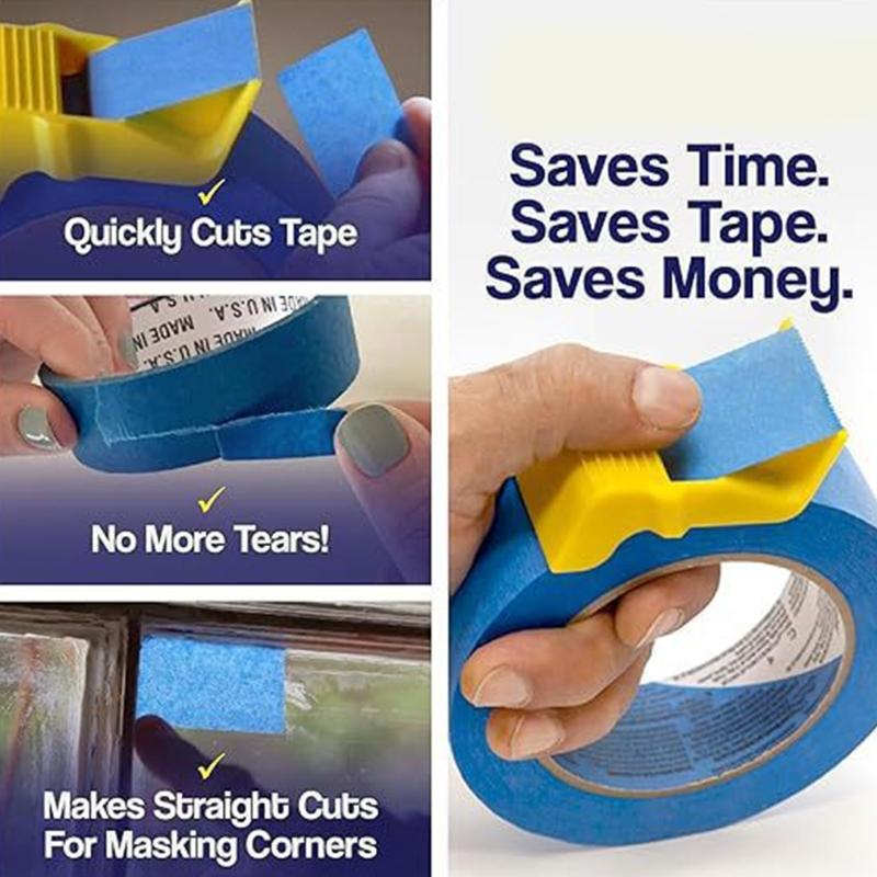 3Pieces Practical Tape Dispenser Sealing Tape Holders Practical Tape Dispenser for Crafting and Professional Use