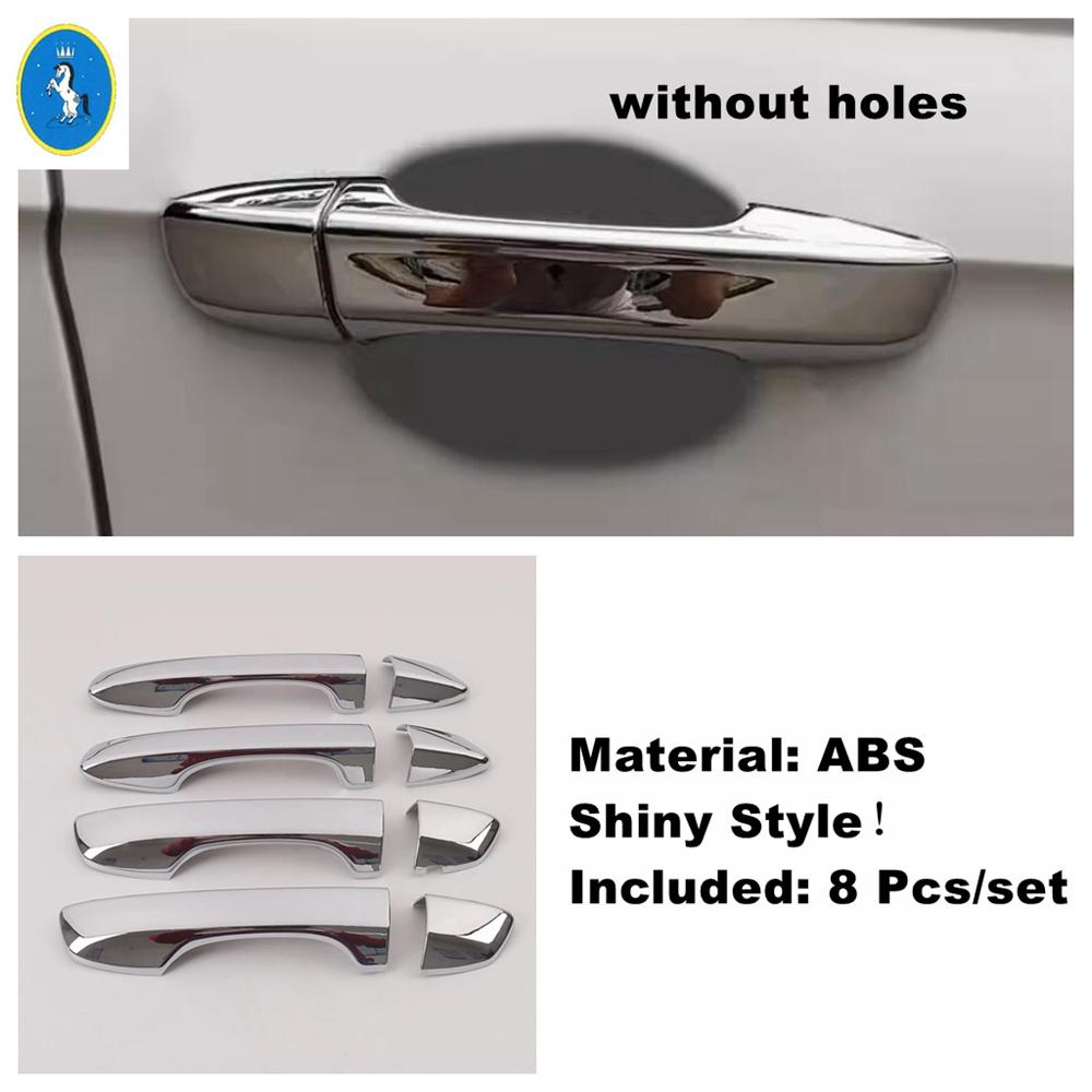 Car Outside Door Pull Doorknob Handle Bowl Decor Panel Cover Trim ABS Accessories For Volkswagen Jetta Mk7