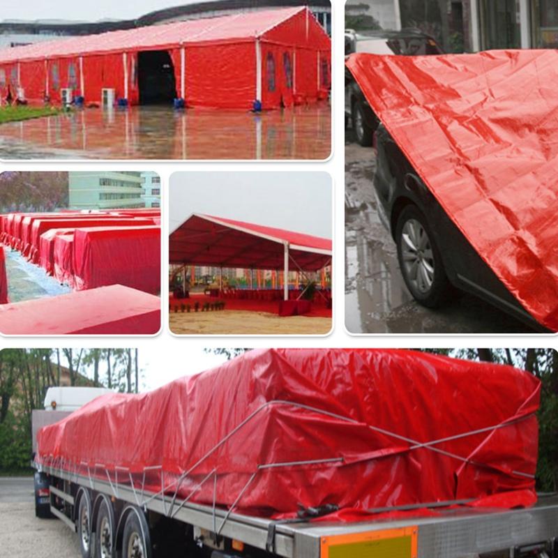 180GSM Red PE Tarpaulin Waterproof Polyethylene Light Weight Roof Cover Poly Tarp Blue PE Tarp Sheet