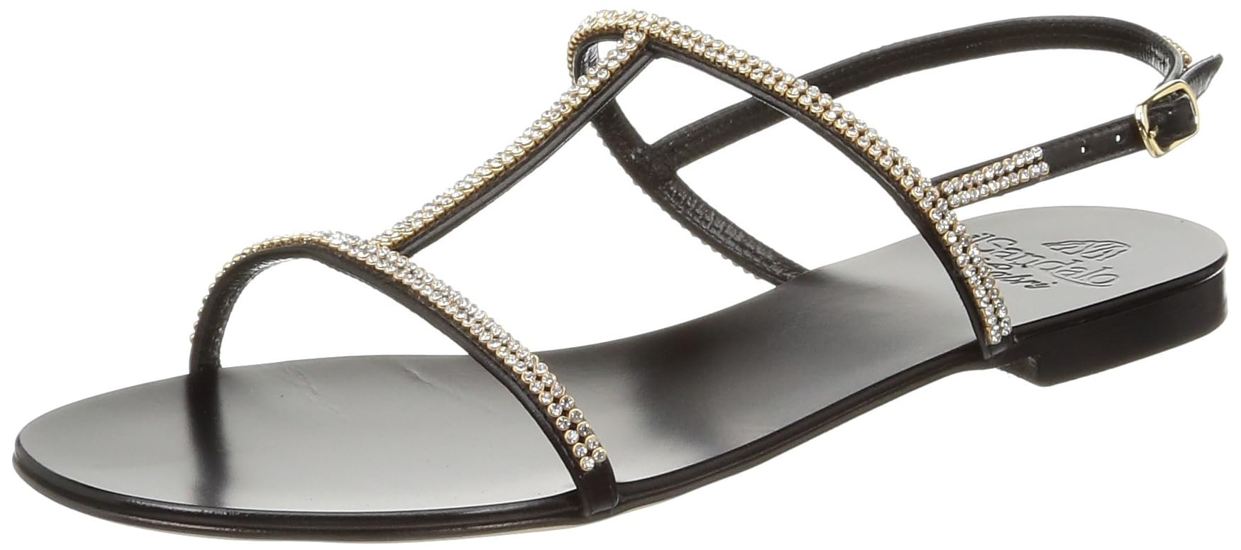 

Sandaro of Flat Sandals NERO cm [Il Capri] YU430_CALF Women s 25.0