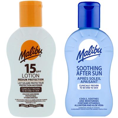 Malibu SPF15 Balm 100ml + After Sun Balm 100ml