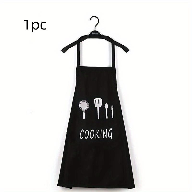 1Pc/Sleeveless Apron Kitchen Oil-Proof and Waterproof Cooking Apron Unisex Printed