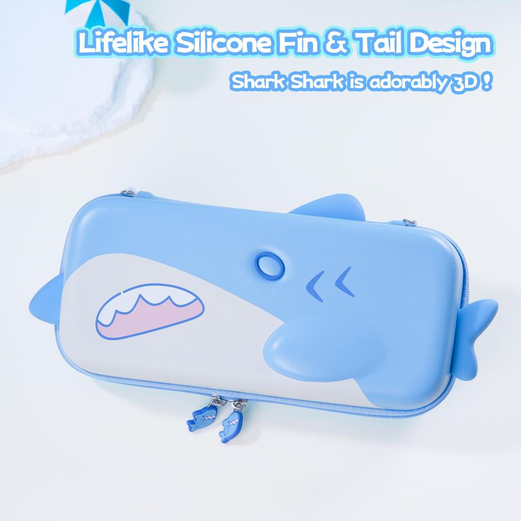 GeekShare Switch 2 Kompatibel mit 2025 OLED Beinhaltet HDMI und Klein Große Kapazität Voll Fasst 10 Spiele Geburtstagsgeschenk Hülle, Modell, Joy-Con, Kabel,