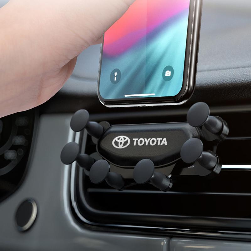 for Toyota chr camry Car sticker corolla Mobile Phone Holder Air Vent Mount Stand No Magnetic Cell Phone Holder rav4 yaris prius