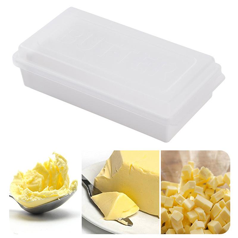 Portable Solid Butter Cutting Storage Box Kitchen Accessories Refrigerator Fresh Keeping Box Breakfast Cheese Fresh-Keeping Box