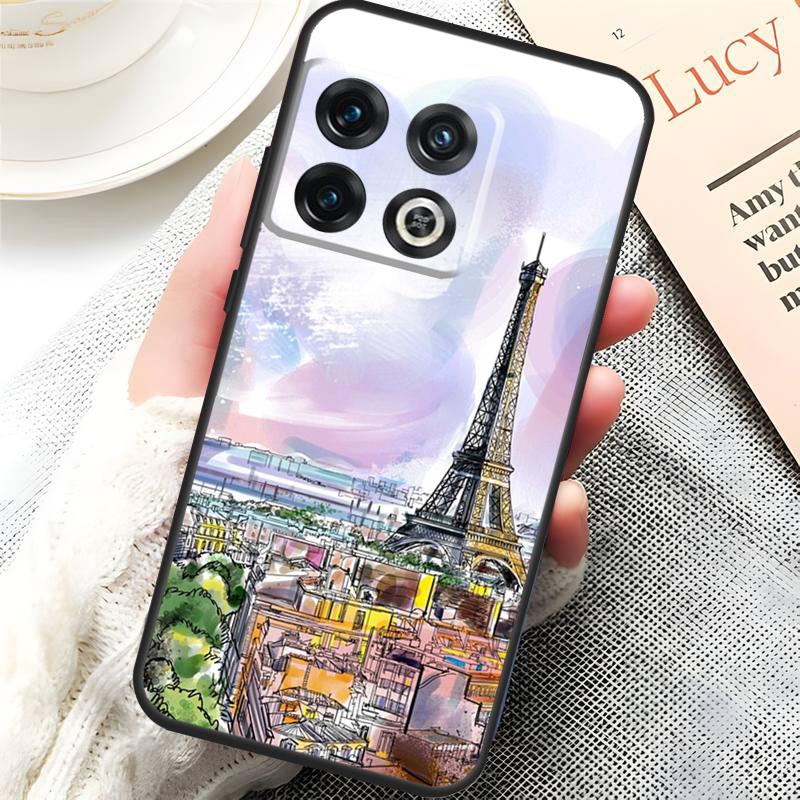 France Paris Eiffel Tower Cover For OnePlus 15 13 13R 13T 12 12R 10T 11 10 Pro OnePlus Nord 5 CE 4 3 Lite N20 N30 Case
