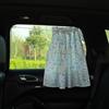 Universal Car Sun Shade Cover UV Protect Curtain Side Window Sunshade Cover  Suction Cup Retractable Light Blocking Artifact