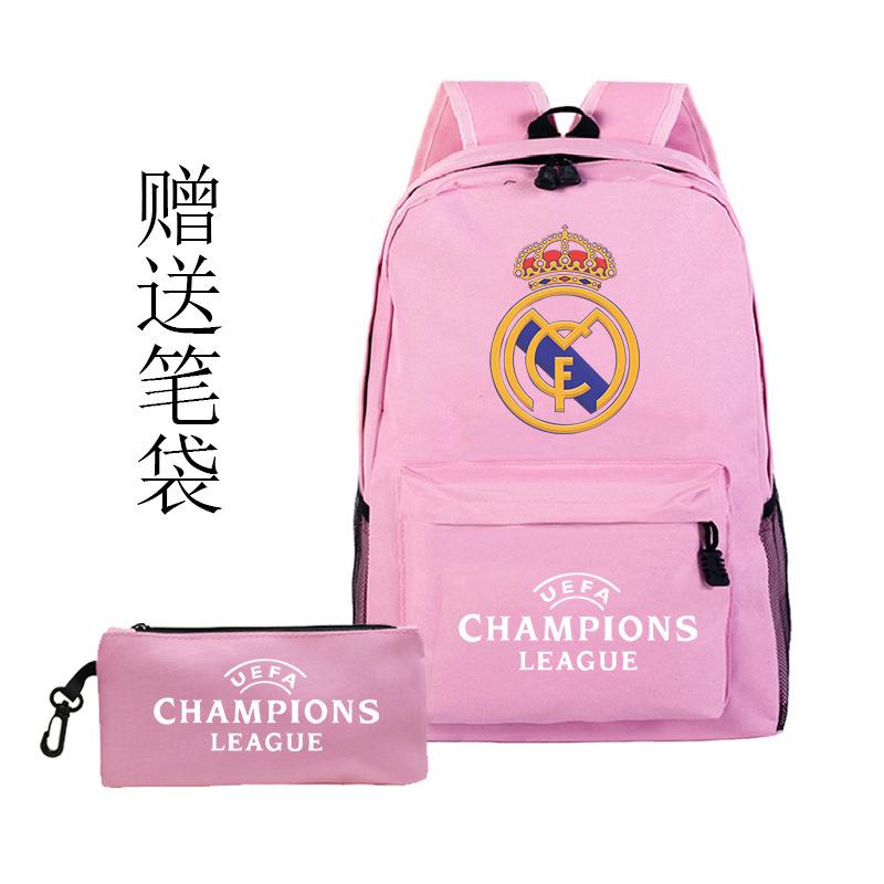 Football Printed Student Backpack Multifunctional Usb Interface Large Capacity Leisure Travel Backpack