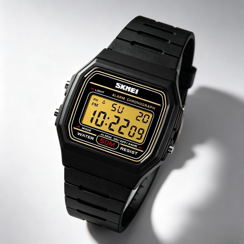 Reloj Digital Unisex SKMEI Cronógrafo Luz de Fondo LED Escolar 1412