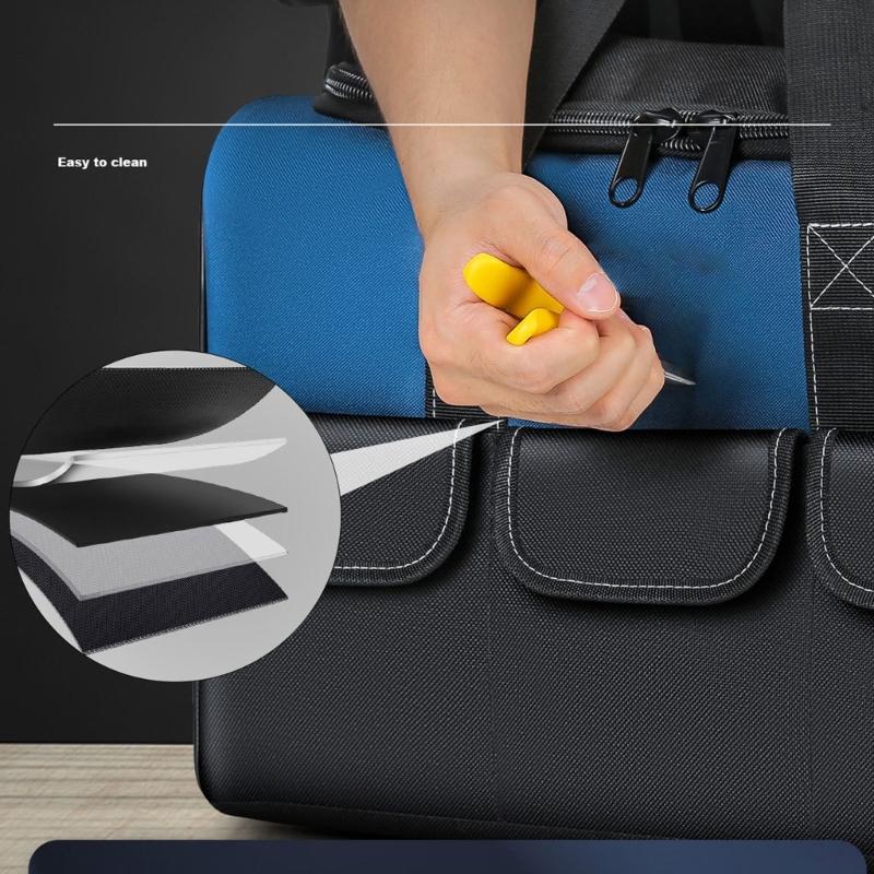 Heavy Duty Tool Organizers Bag With Reinforced Structure AntiCollapse Easy Access Portable Hand Carry Design Case
