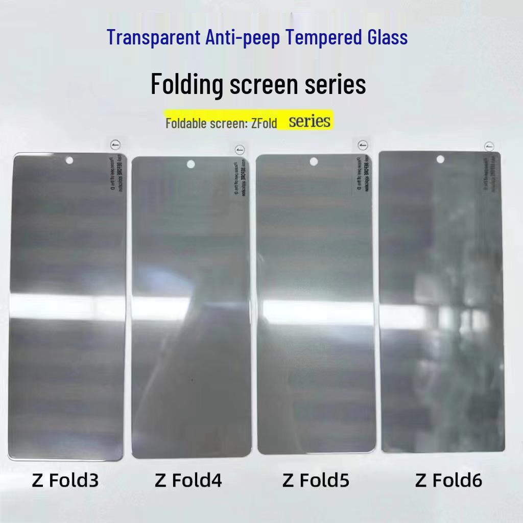 Película de Vidro Temperado HD Anti-Espionagem Samsung Z Fold7/Z Fold5 para Tela Externa