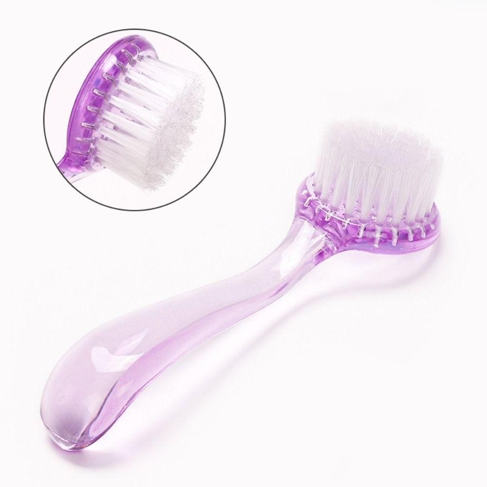 New With Cap Nail Cleaning Brush Soft Salon Manicure Dust Powder Brush Nail Art Dust Remover Brushes Pedicure