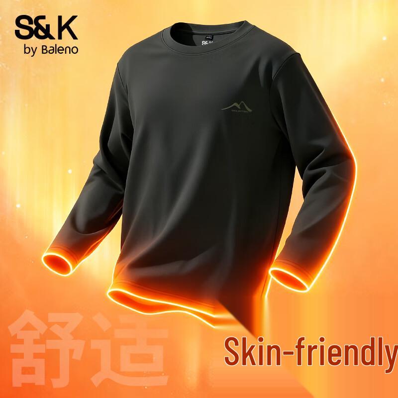 Baleno S&K Unisex Anti-bacterial Fleece Long-Sleeve T-Shirt 2XL