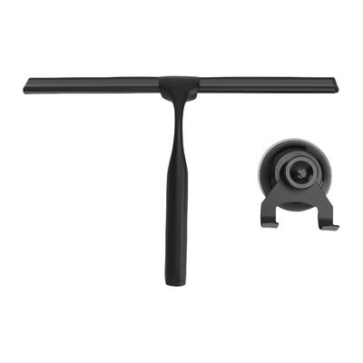 Stainless Steel Squeegee All Purpose Shower Window Squeegee with Hook for Household Easy Cleaning