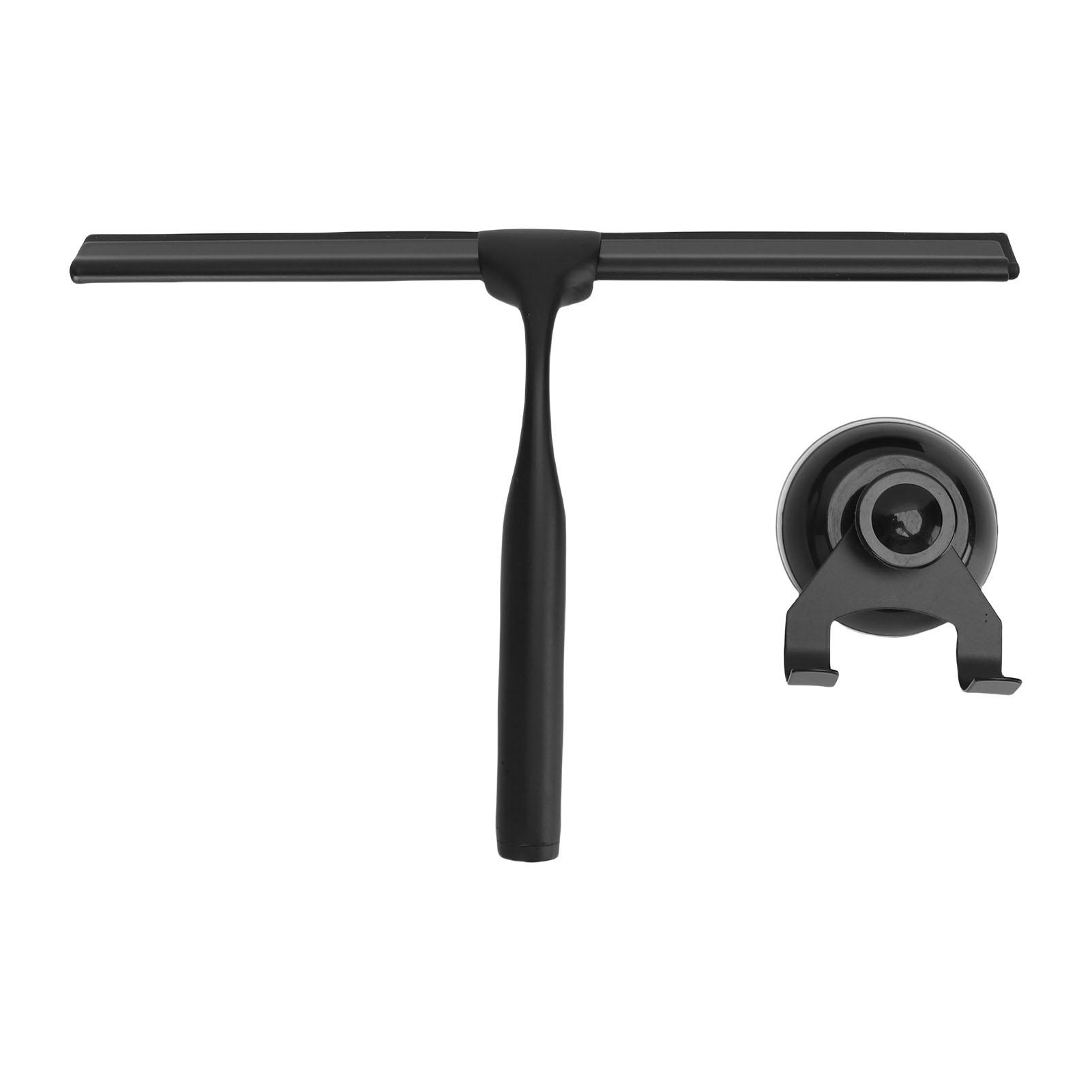 Stainless Steel Squeegee All Purpose Shower Window Squeegee with Hook for Household Easy Cleaning