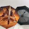 1pc Dune Part Two Automatic Open/Close Umbrella Compact Folding Umbrella with 8-Rib Shaft Lightweight Esign, for Women/Men1210A