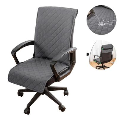 Water Repellent Office Chair Covers Elastic Anti-Dirty Computer Seat Gaming Chair Cover Removable Desk Armchair Slipcovers L/Xl