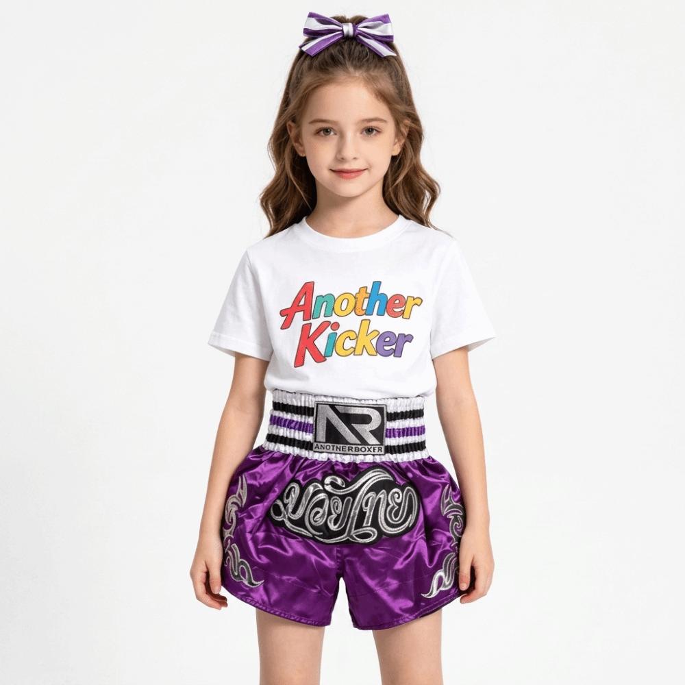 Satin Material Boxing Shorts Embroidery Design Kickboxing Shorts New Fight Shorts  MMA Training