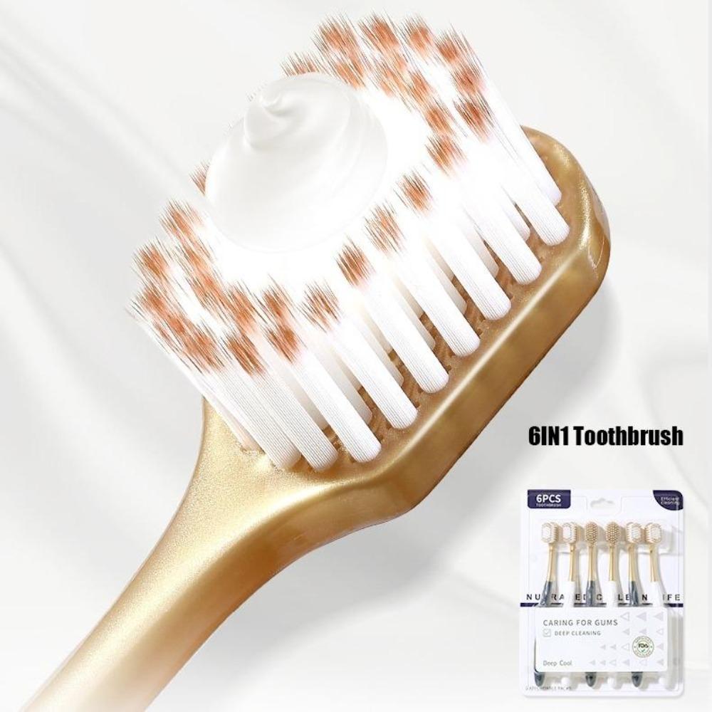 6/12/18Pcs Ultra Soft Toothbrush Ultra-Fine Bristles Travel-Friendly Toothbrush  Daily Gum Health