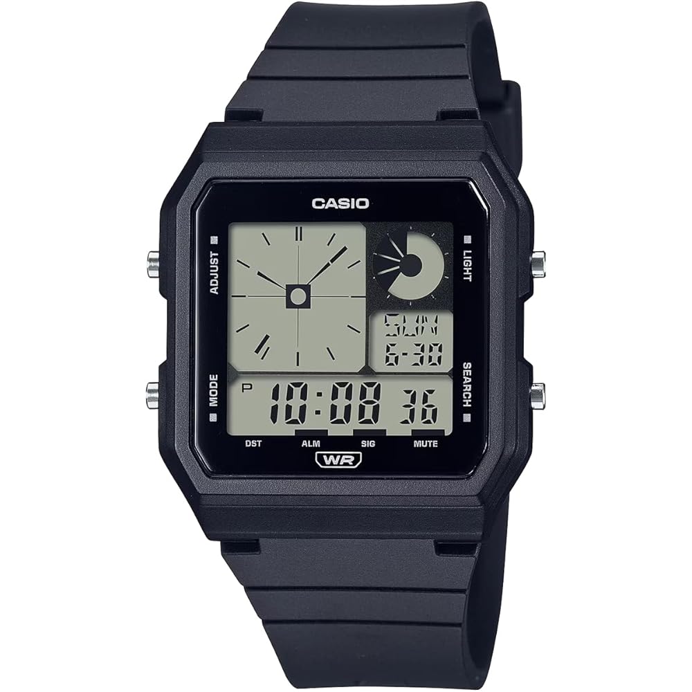 

Casio LF-20W-1A Unisex Digital Analog Display Watch Black Imported Model