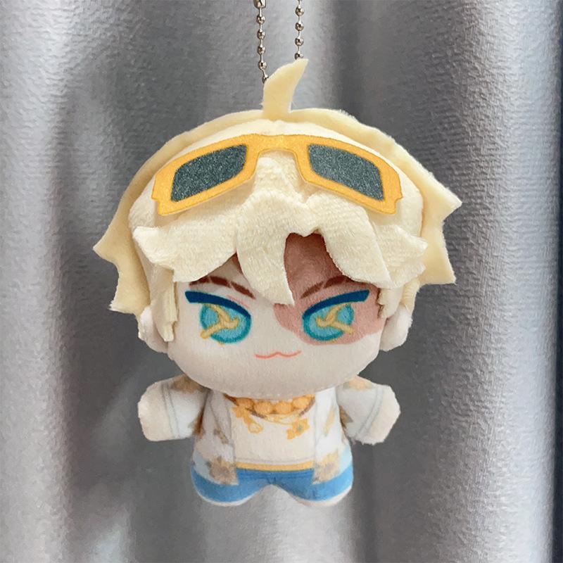 10cm Anime Identity V Frederick Kreiburg Norton Campbell Luca Balsa Ithaqua Eli Clark Orpheus Plüsch Seestern Marionetten Anhänger Schlüsselanhänger