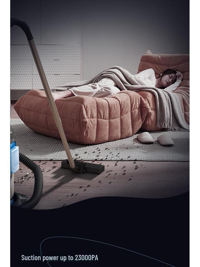 25L High-Power Wet/Dry Vacuum Cleaner with Blower for Indoor and Car Use