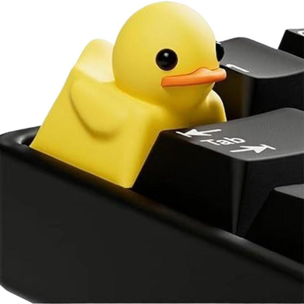 Resin Mechanical Keyboard Cap Cartoon ESC Keycap Duck Keyboard Keycap Replacement Parts