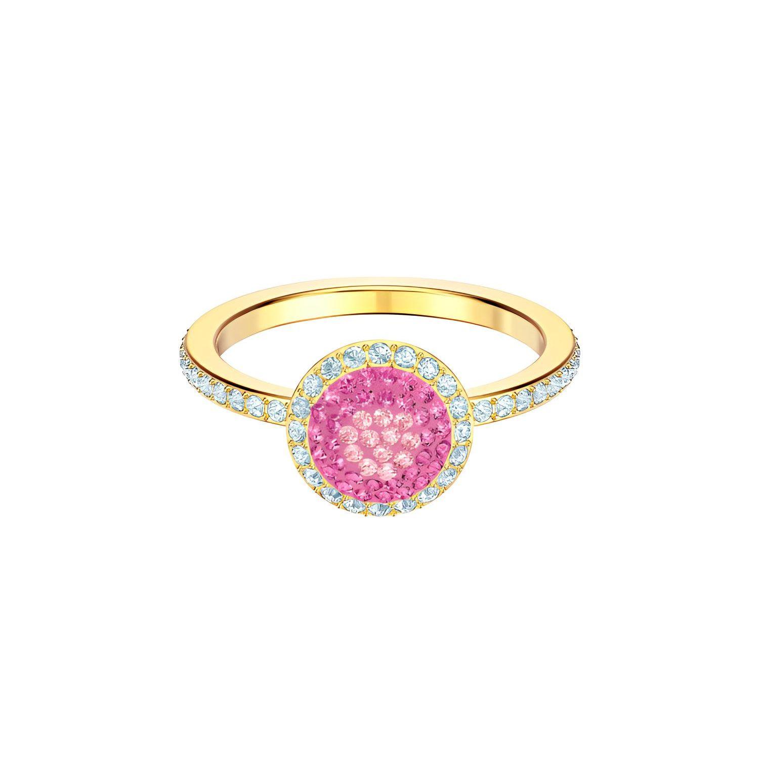 

Swarovski No Regrets Colorful Fuchsia Round Ring Women rings 5474419 55