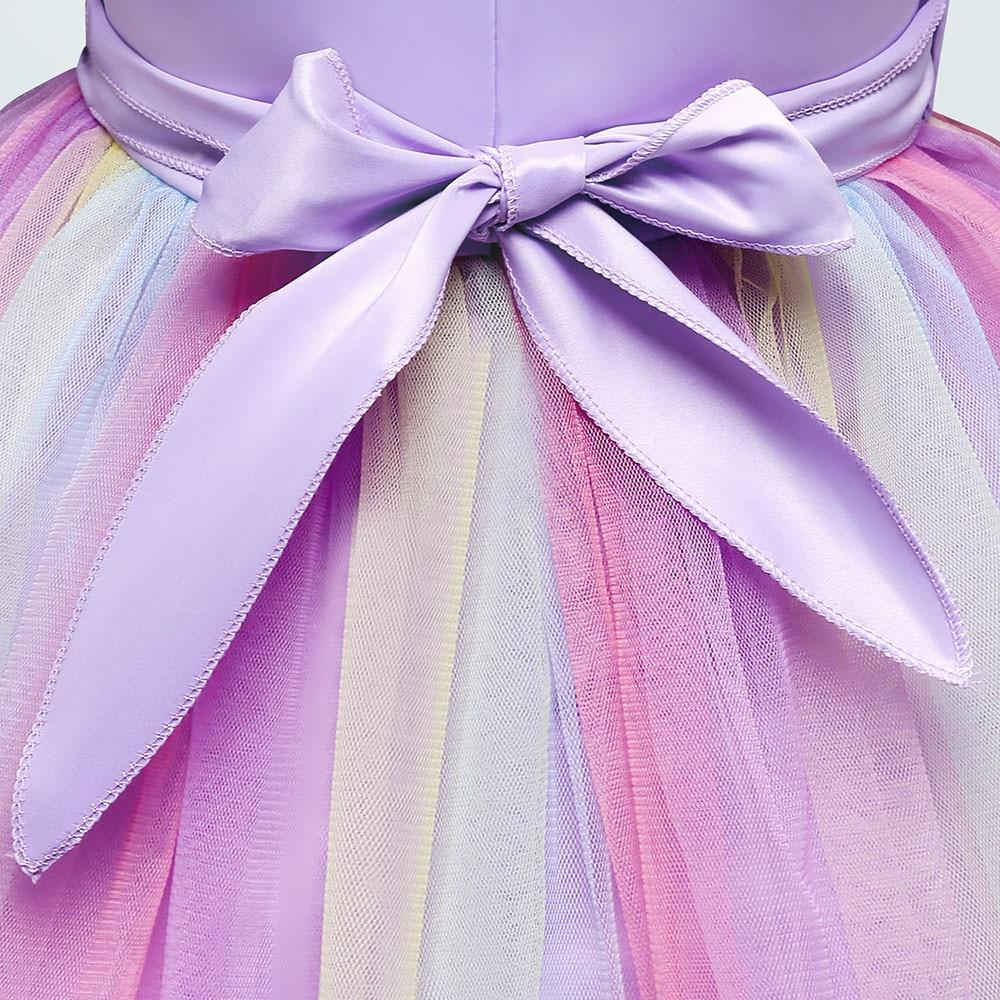 Unicorn Tutu Dress for Girls, Cotton Tutu Skirt, 3-4 Years, 110 Cm, Purple