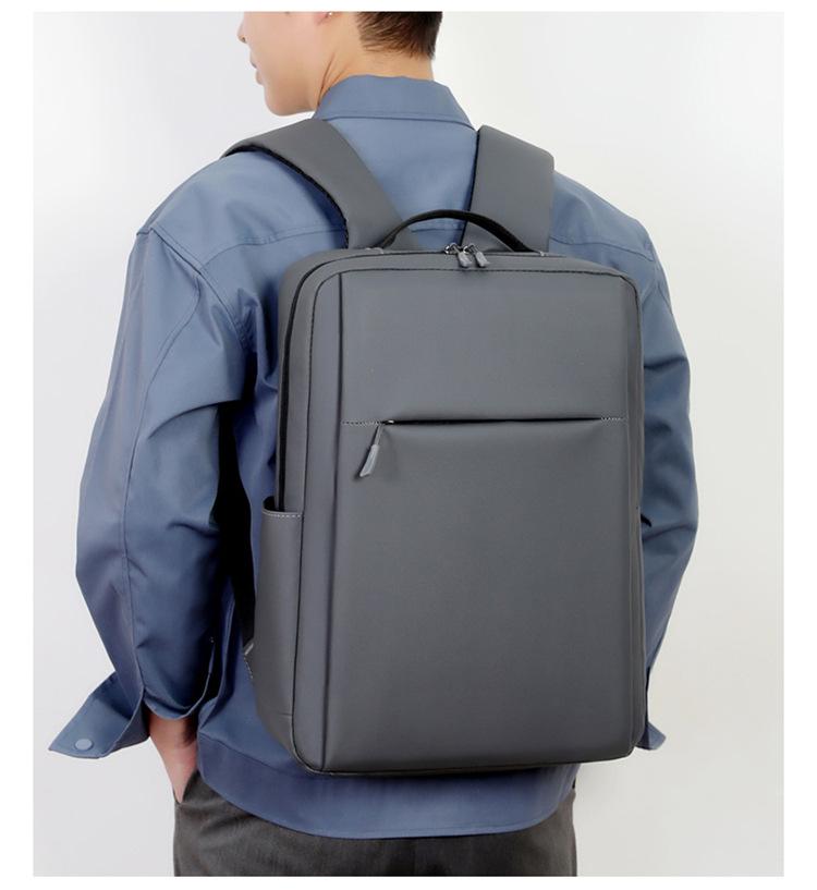 16" Waterproof Leather Business & Travel Backpack - Multifunctional, Large Capacity for Gaming Laptops