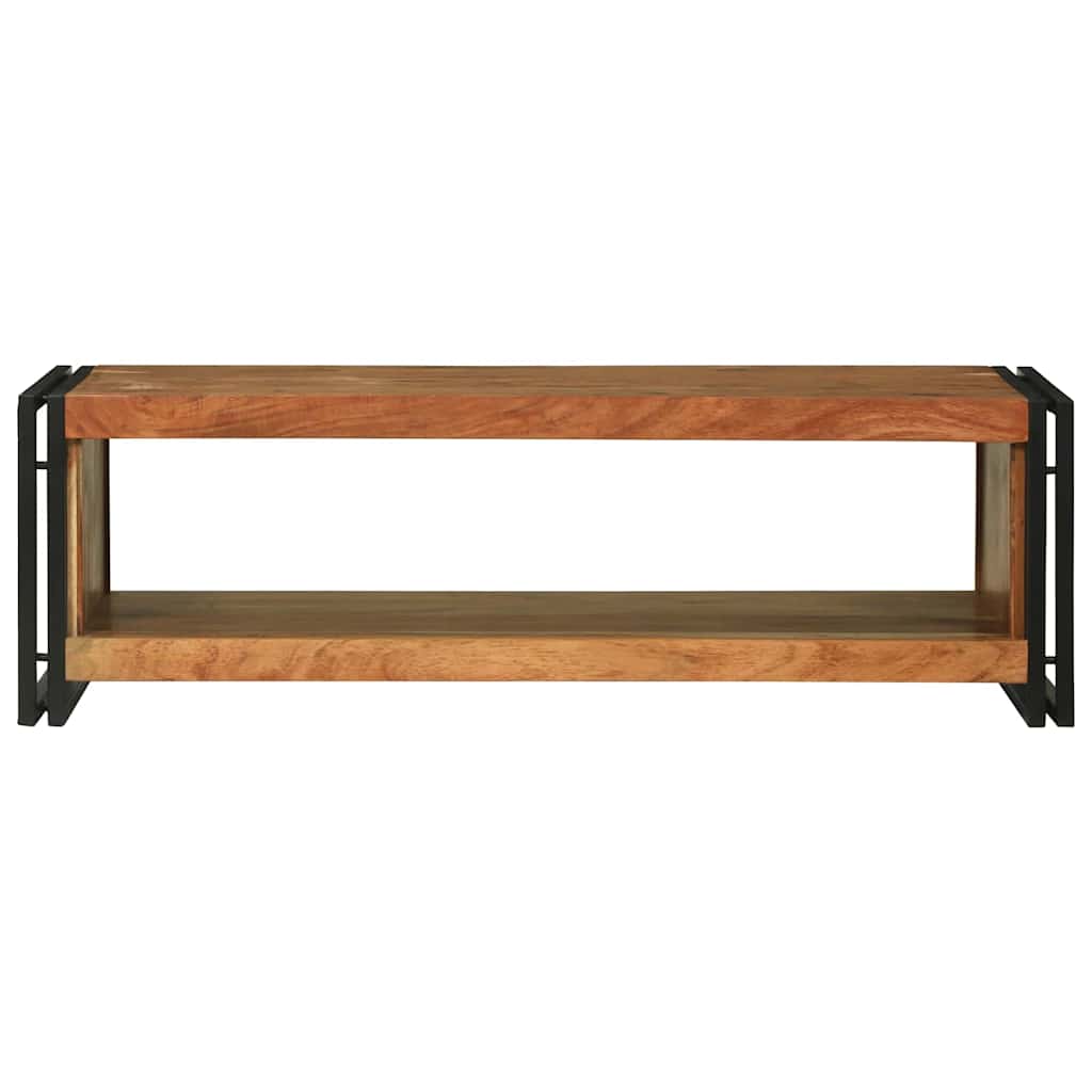 Coffee Table Brown 120 X 50 X 38 Cm Solid Acacia Wood