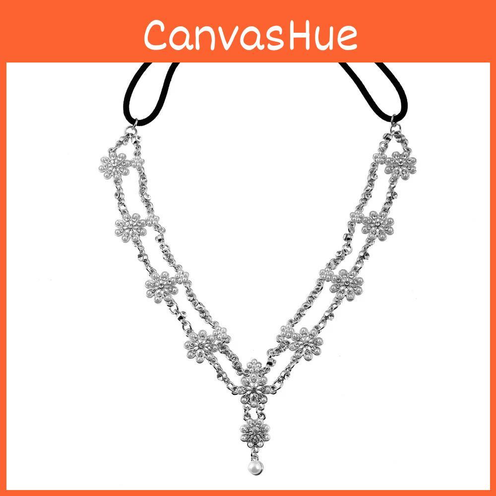 Pearl Simulation Fashion Decoration Flower Design Women Headwear Headband