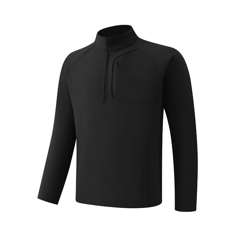 Brand Alternative Men's Quick-Dry Half-Zip Sweatshirt: Autumn/Winter Outdoor Hiking, Fitness & Casual Wear