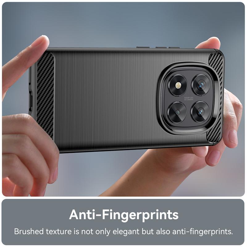 For Redmi Note 14 Pro Case Anti-knock Silicone Carbon Fiber Back Cover Redmi Note 14 Pro Plus Case For Redmi Note 14 Pro 5G Case