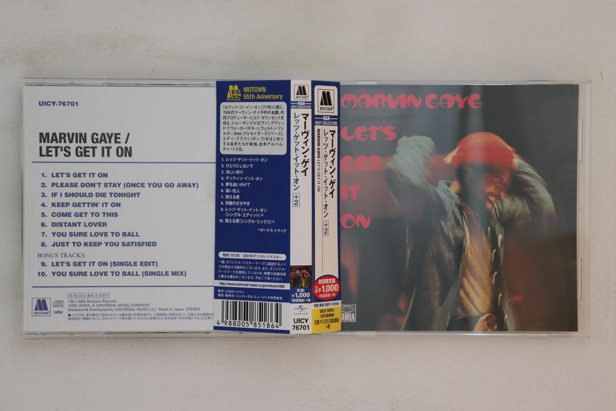 

CD MARVIN GAYE - Let s Get It On UICY76701 MOTOWN 2014 Japan Obi Soul/Funk Used