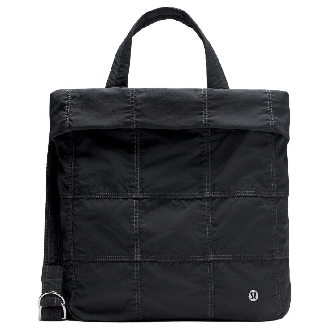 Lululemon 19L On My Level Adjustable Strap Cotton Tote Bag Women Tote Bag Black LW9FR9S-0001 Black