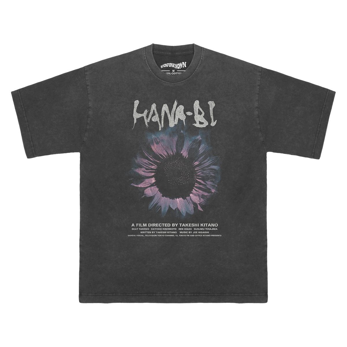 HanaBi TShirt Fire works Japanese Movie Takeshi Kitano Sonatine A Scene at the Sea Summer Cotton Tee Men Short Sleeves Shirt S