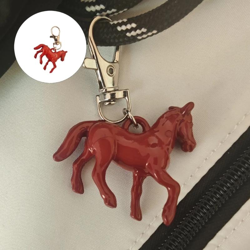 Artistic Horse Figure Key Holder Multifunctional Acrylic Charm Animal Inspired Decoration For Everyday Carry